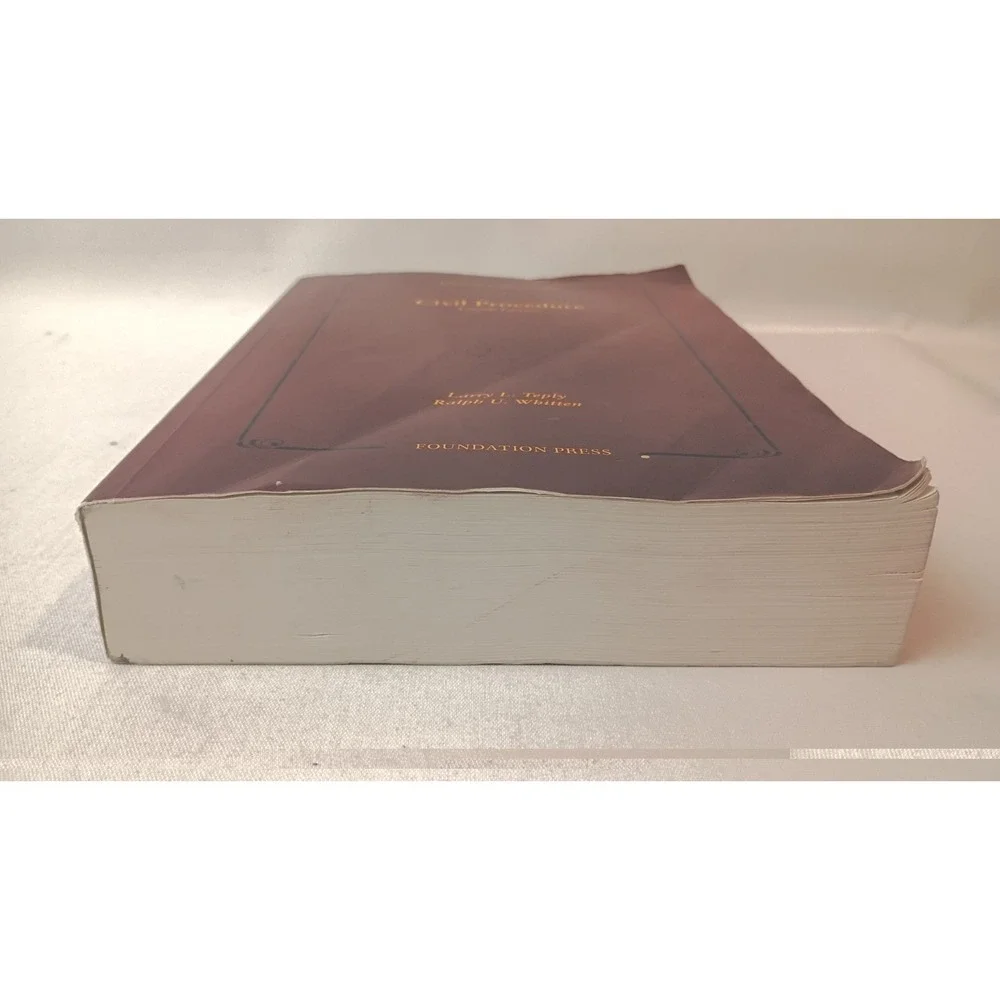 Civil Procedure 4th Edition University Textbook Series Foundation Press Paperbac